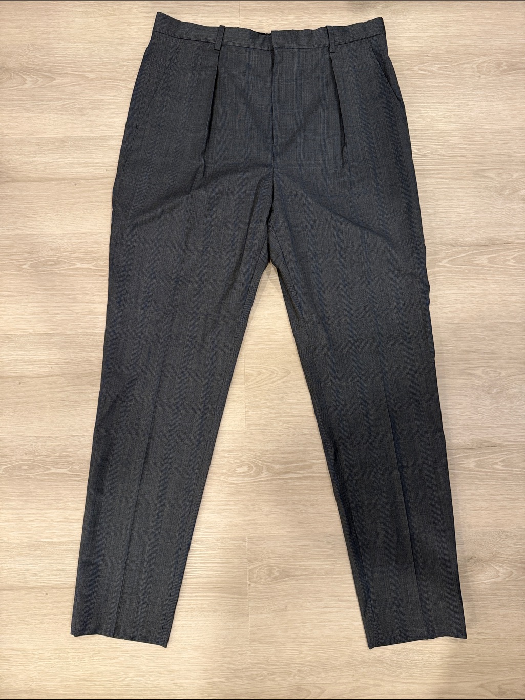 Theory Men's Tailored Dress Pants In Glen Plaid